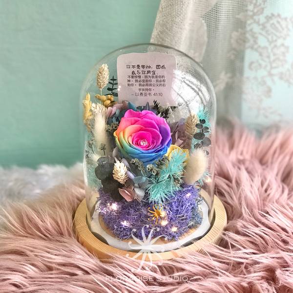 Glass Dome with Bible Verse - The Promise